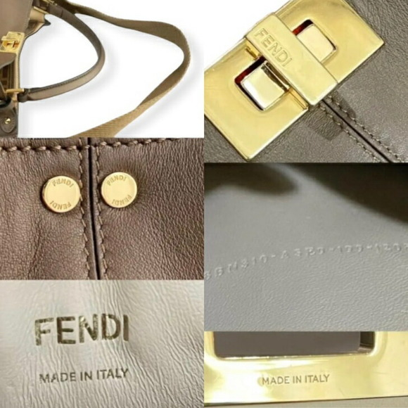 Fendi Peekaboo X-Rite Black Handbag - Picture 6 of 6